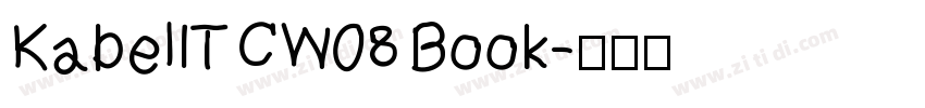 KabelITCW08 Book字体转换